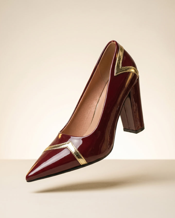 Zaira Block Heel Pump