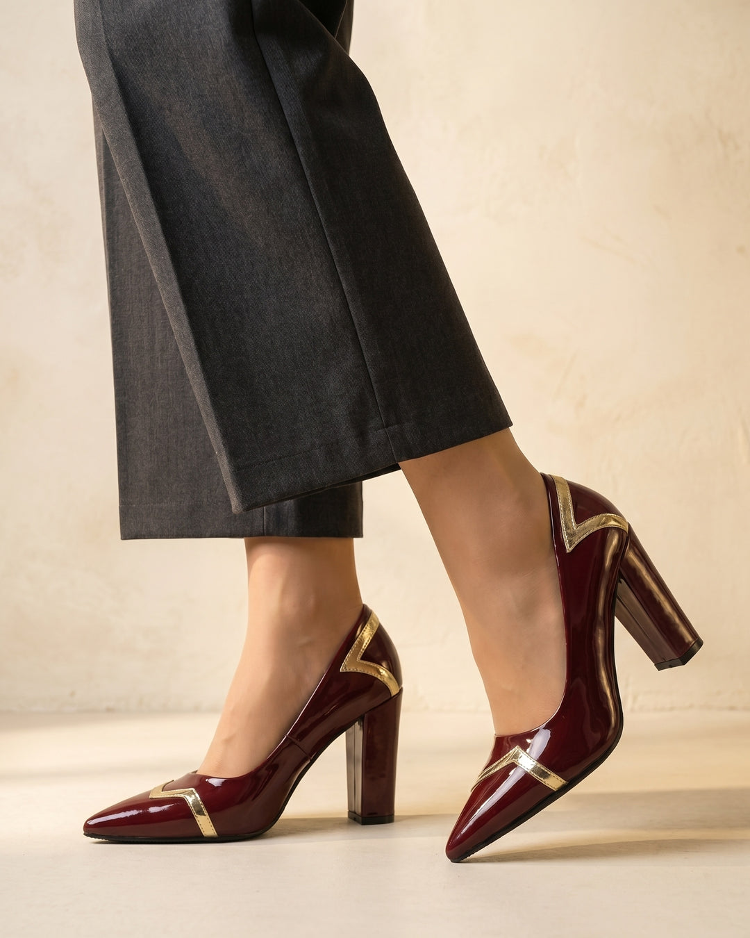 Zaira Block Heel Pump