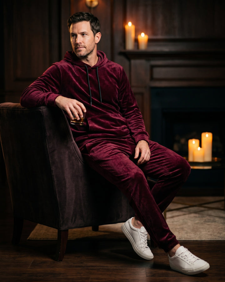Renzo Velvet Tracksuit Set