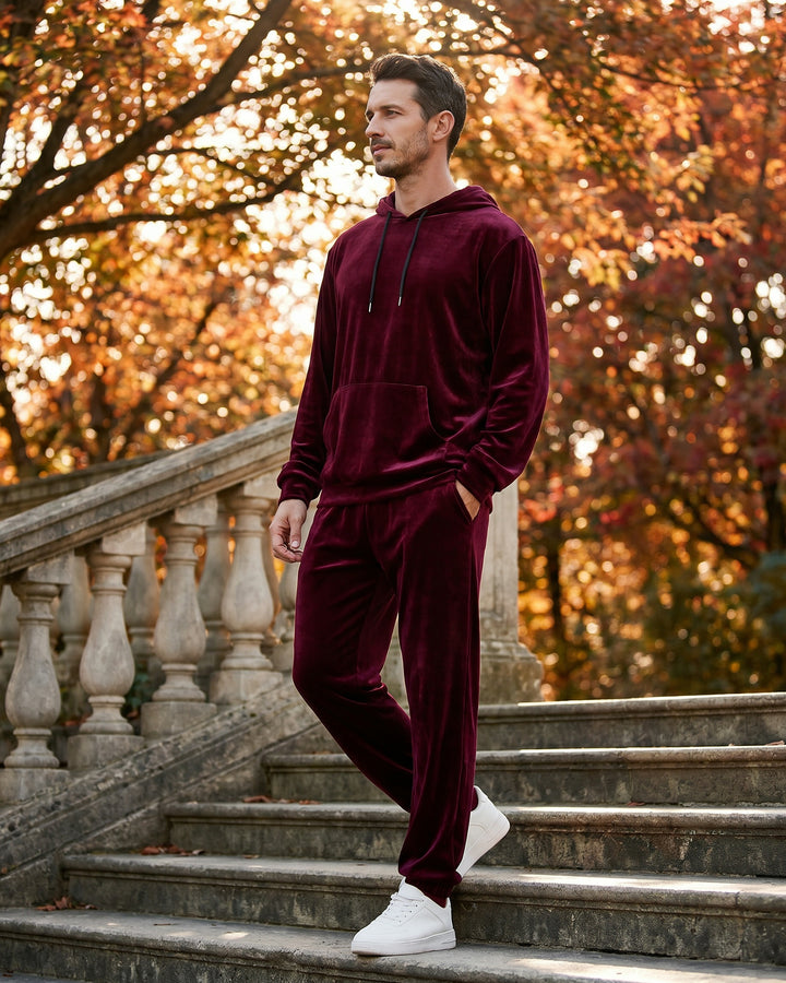 Renzo Velvet Tracksuit Set