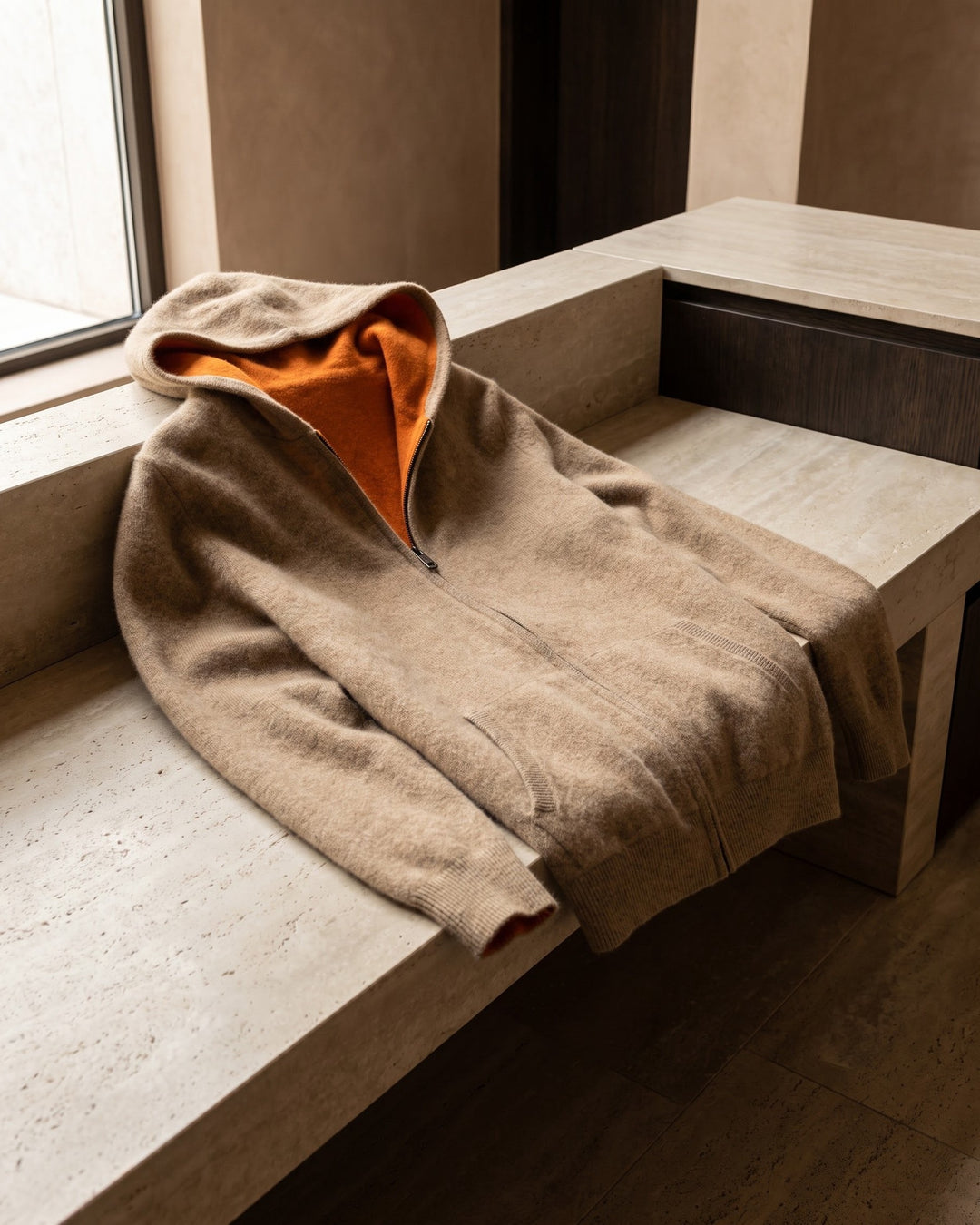 Donato Cashmere Zip Hoodie