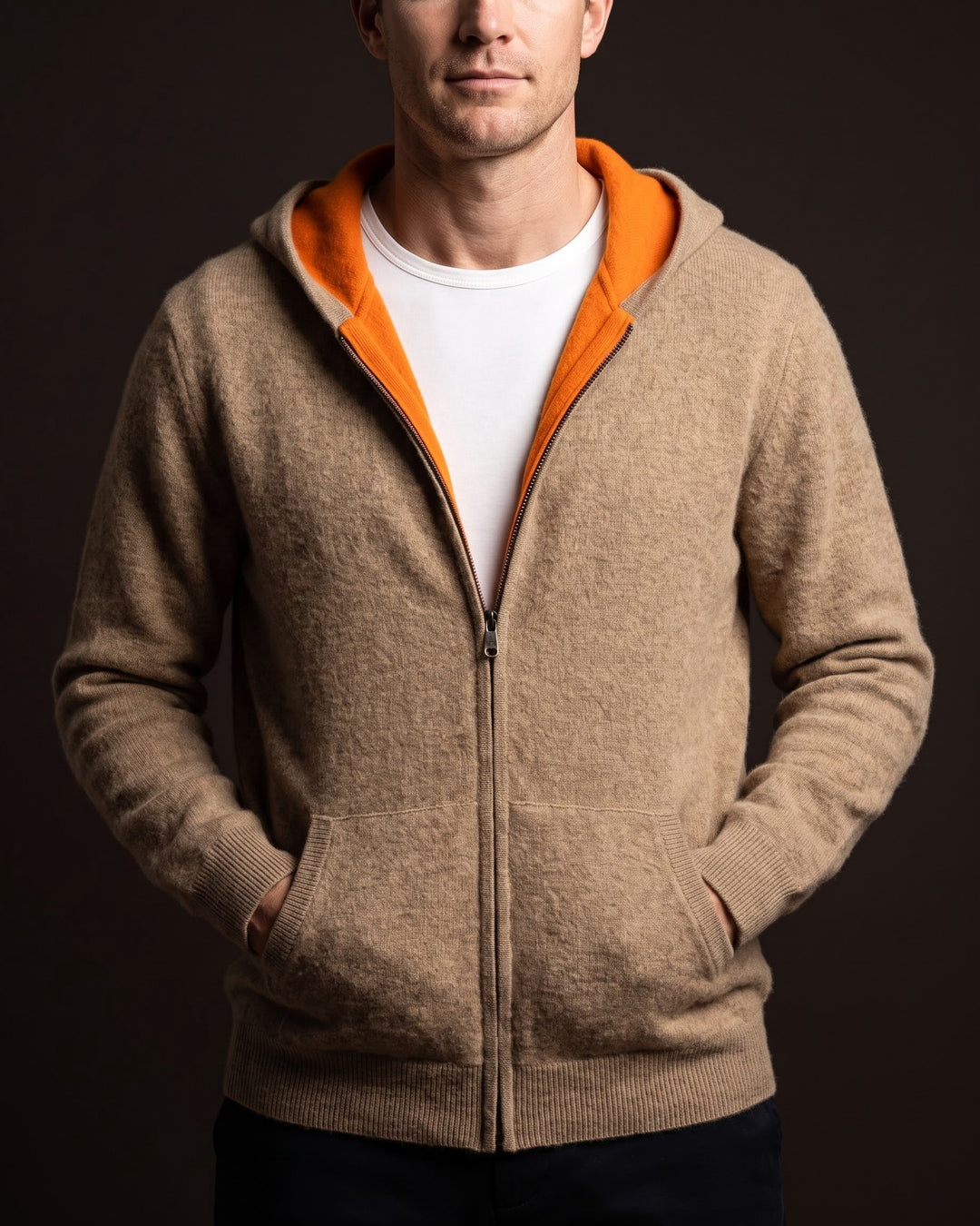 Donato Cashmere Zip Hoodie