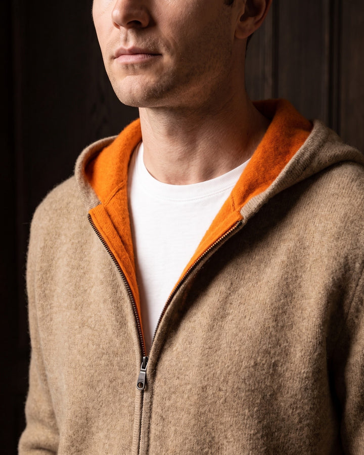 Donato Cashmere Zip Hoodie