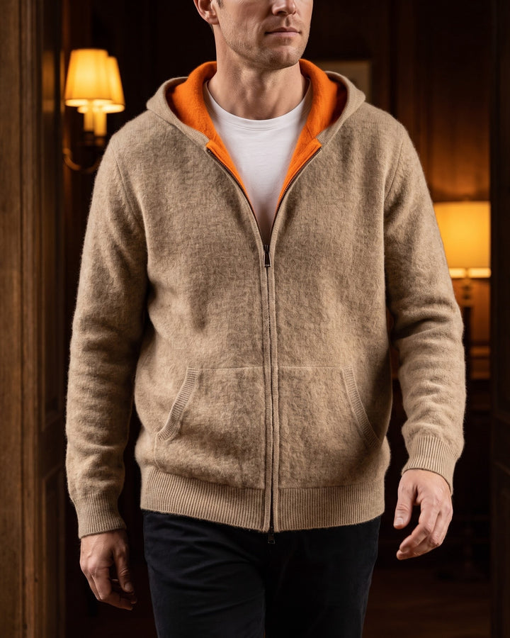 Donato Cashmere Zip Hoodie