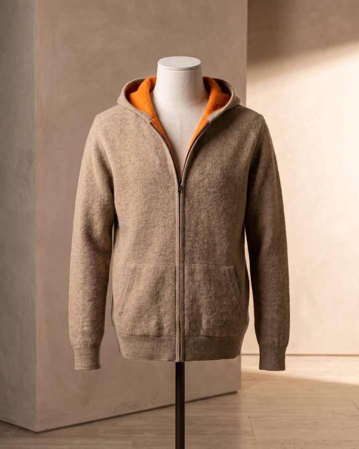 Donato Cashmere Zip Hoodie