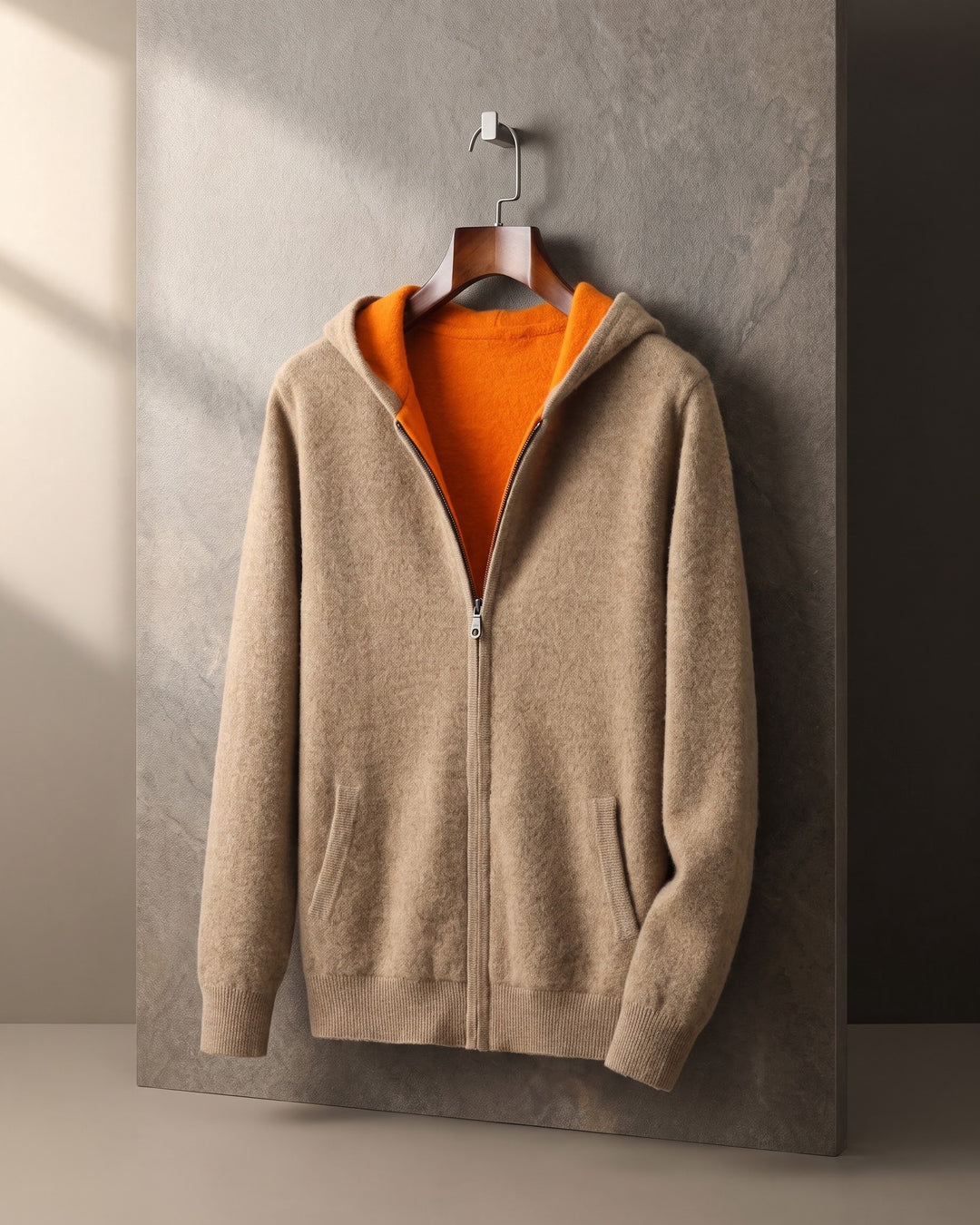 Donato Cashmere Zip Hoodie