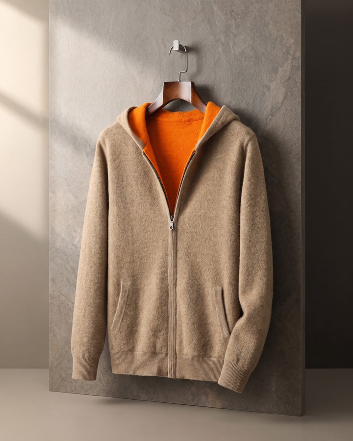 Donato Cashmere Zip Hoodie