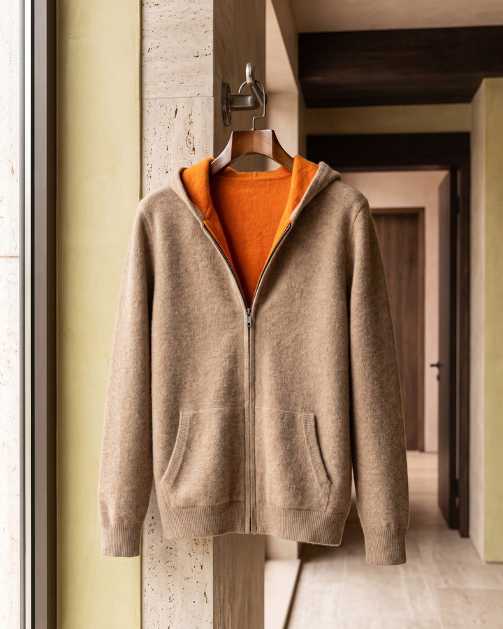 Donato Cashmere Zip Hoodie