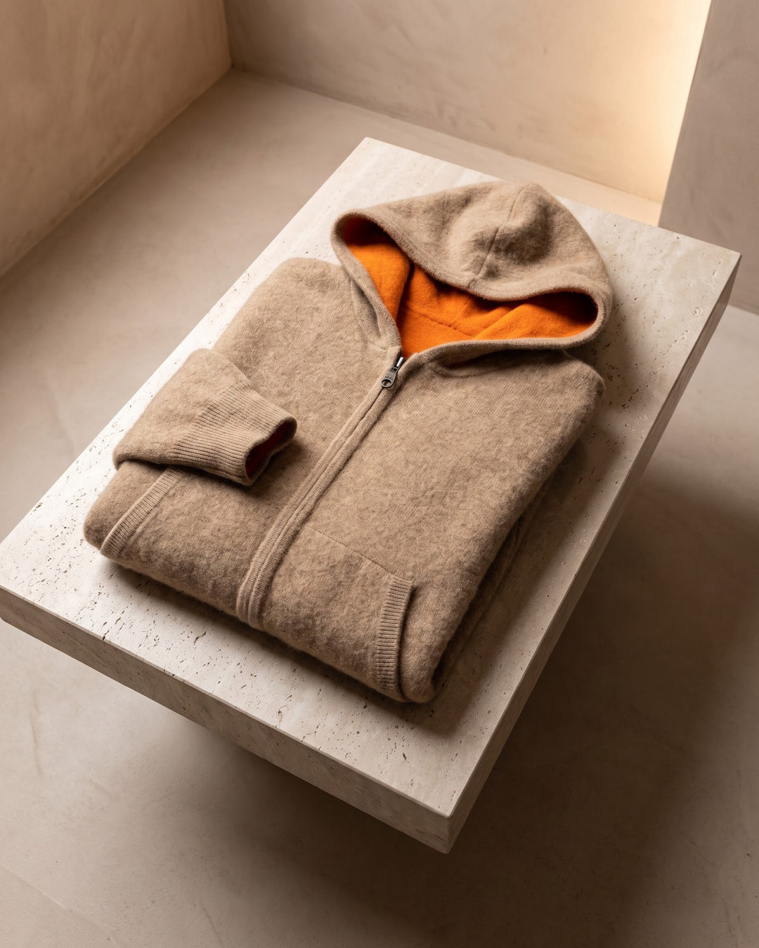 Donato Cashmere Zip Hoodie