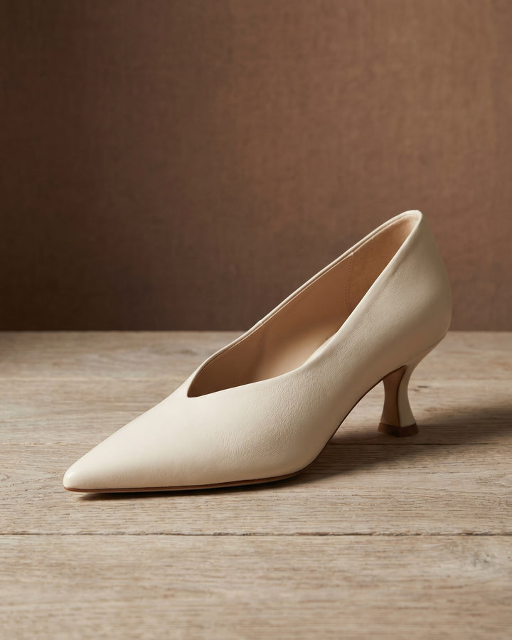 Felicia Leather Heels
