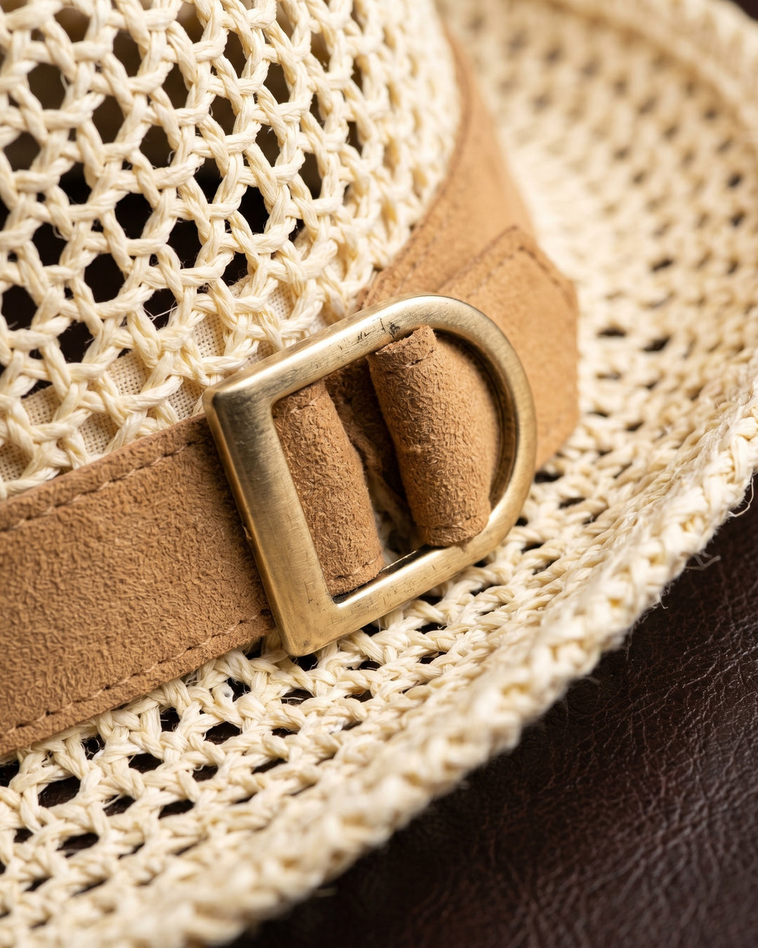 Walter Open-Weave Fedora Hat