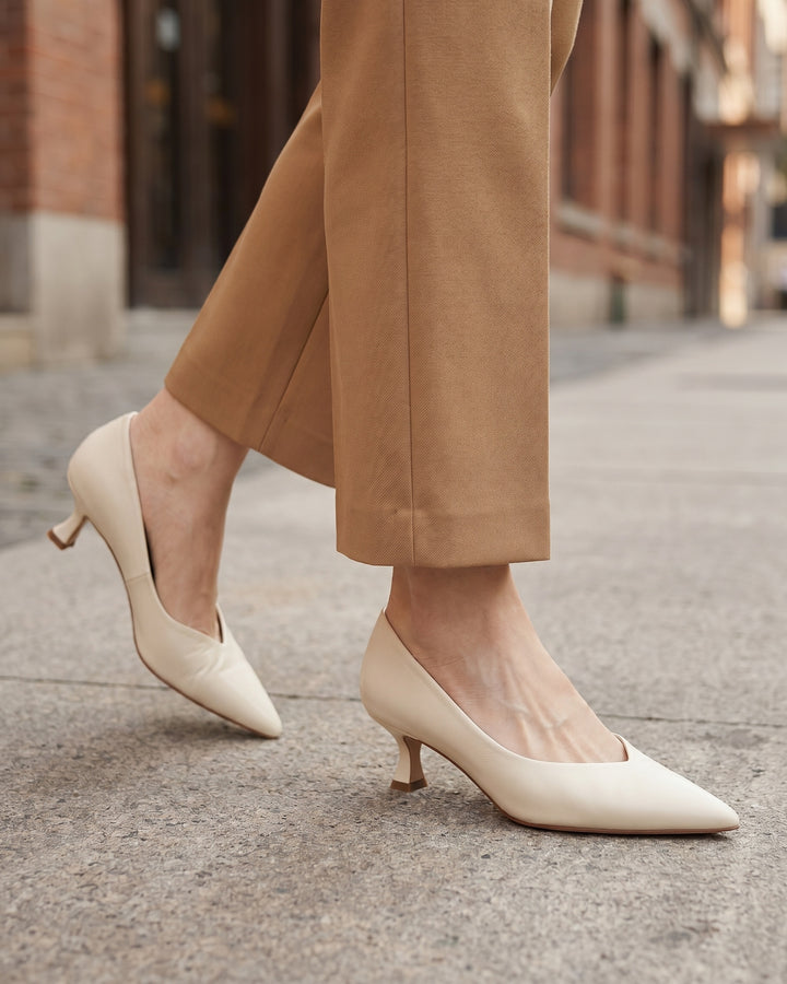 Felicia Leather Heels