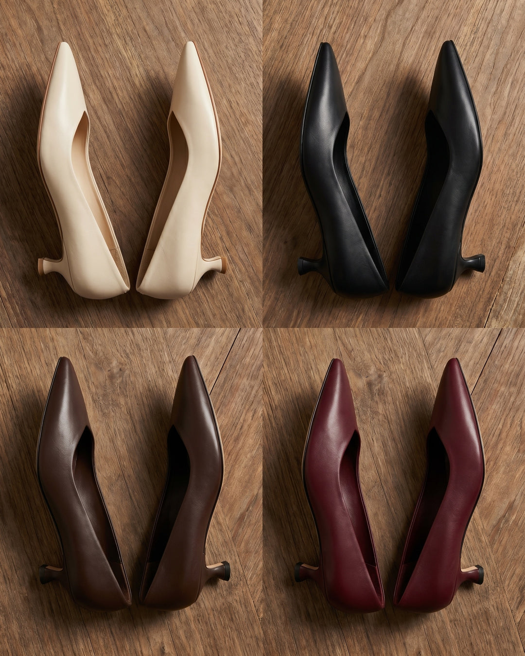 Felicia Leather Heels