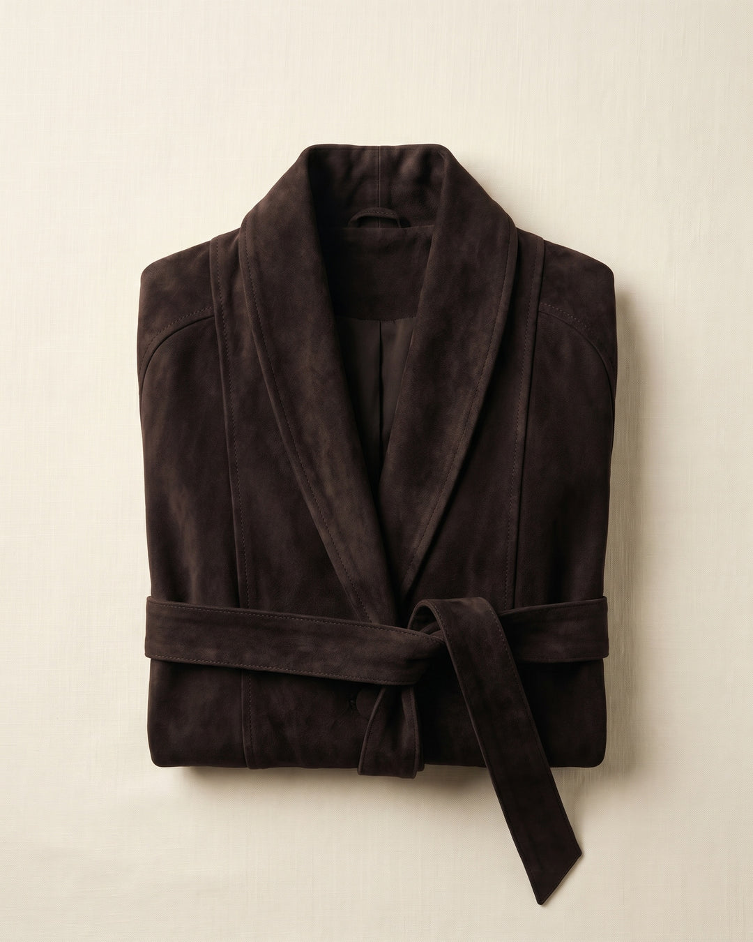 Maddalena Suede Belted Jacket