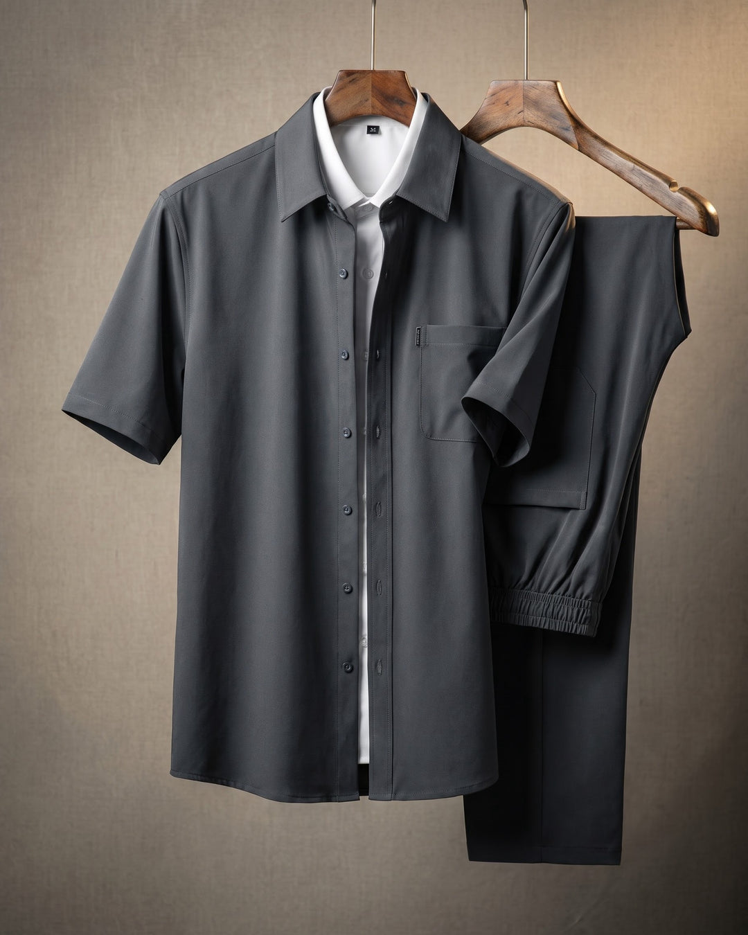 Domenico Short-Sleeve Shirt and Trouser Set