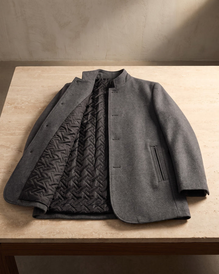Ettore Wool Blend Coat