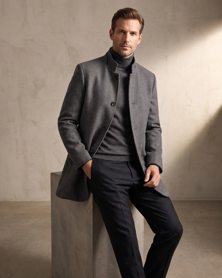 Ettore Wool Blend Coat
