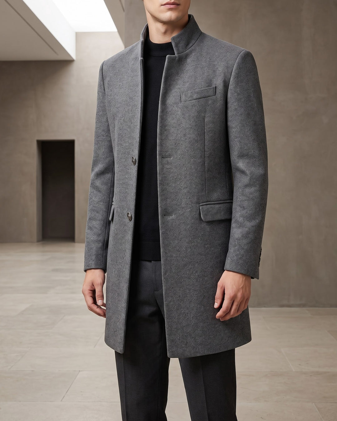 Sergio Wool Overcoat