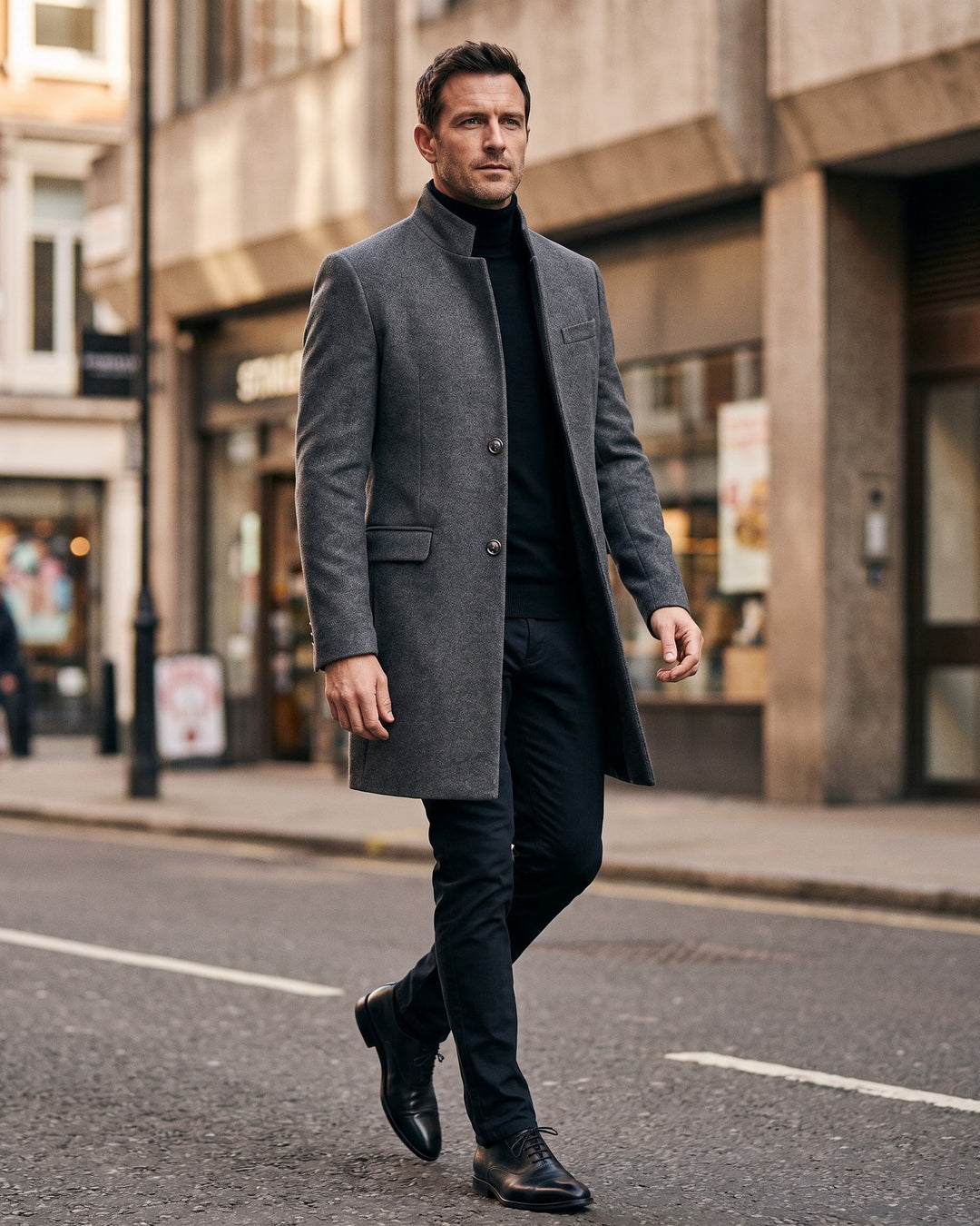 Sergio Wool Overcoat