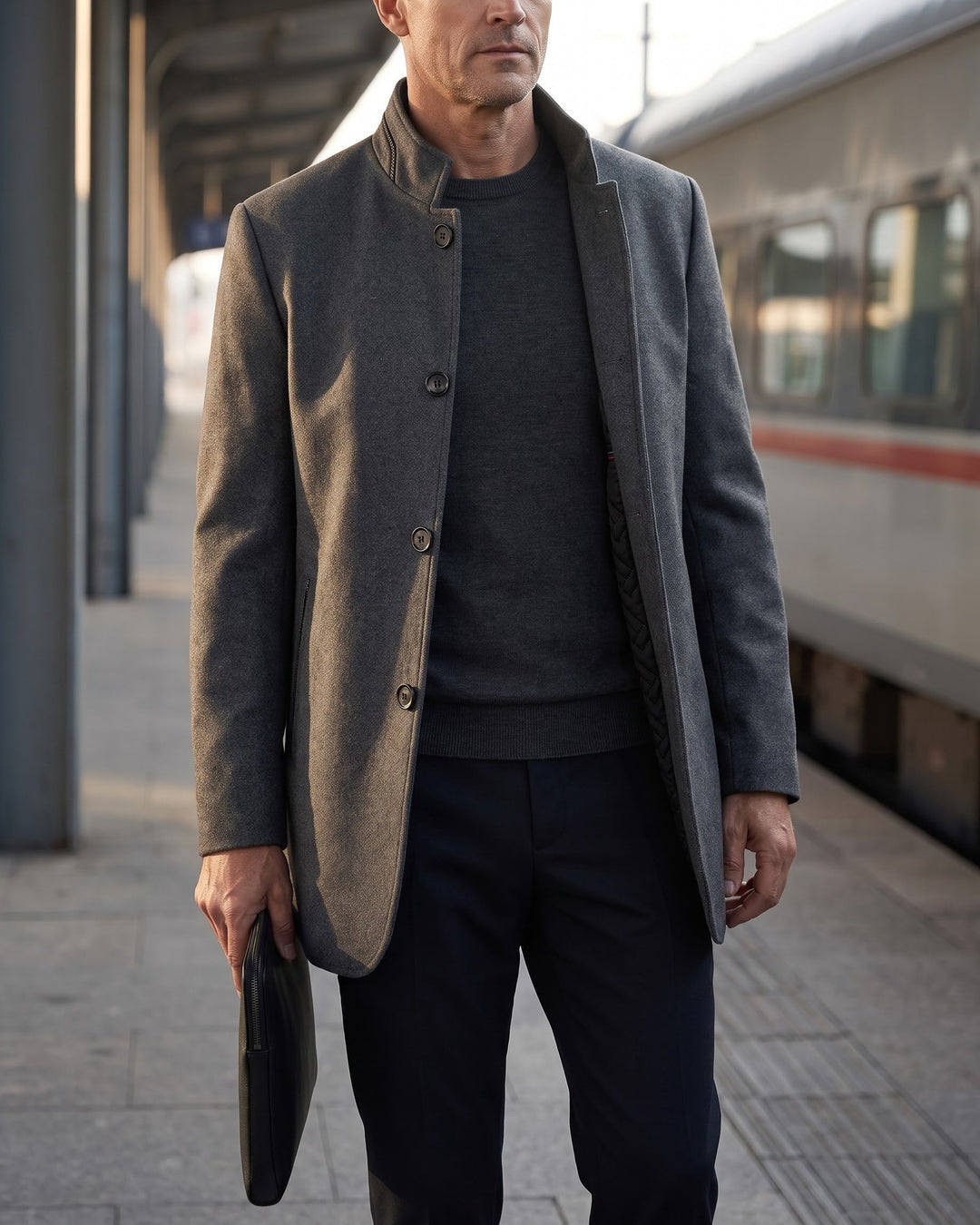 Ettore Wool Blend Coat