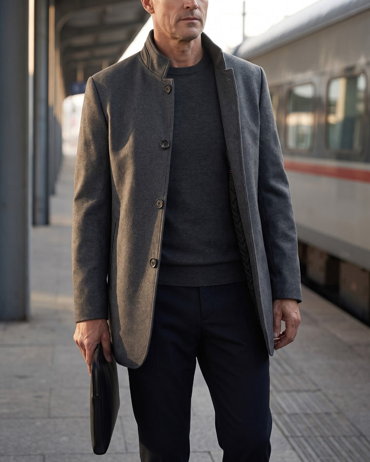 Ettore Wool Blend Coat