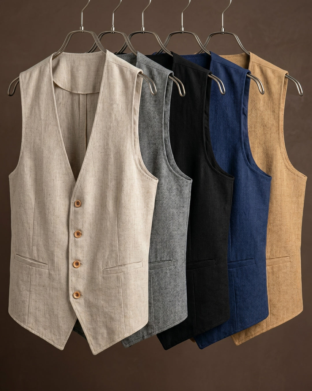 Tomas Linen Blend Vest