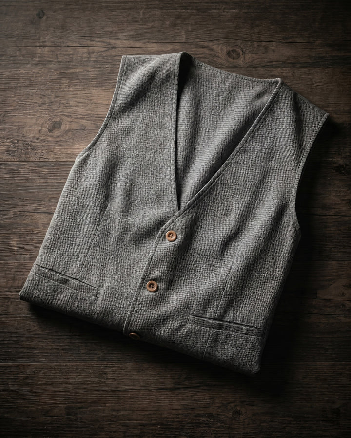 Tomas Linen Blend Vest