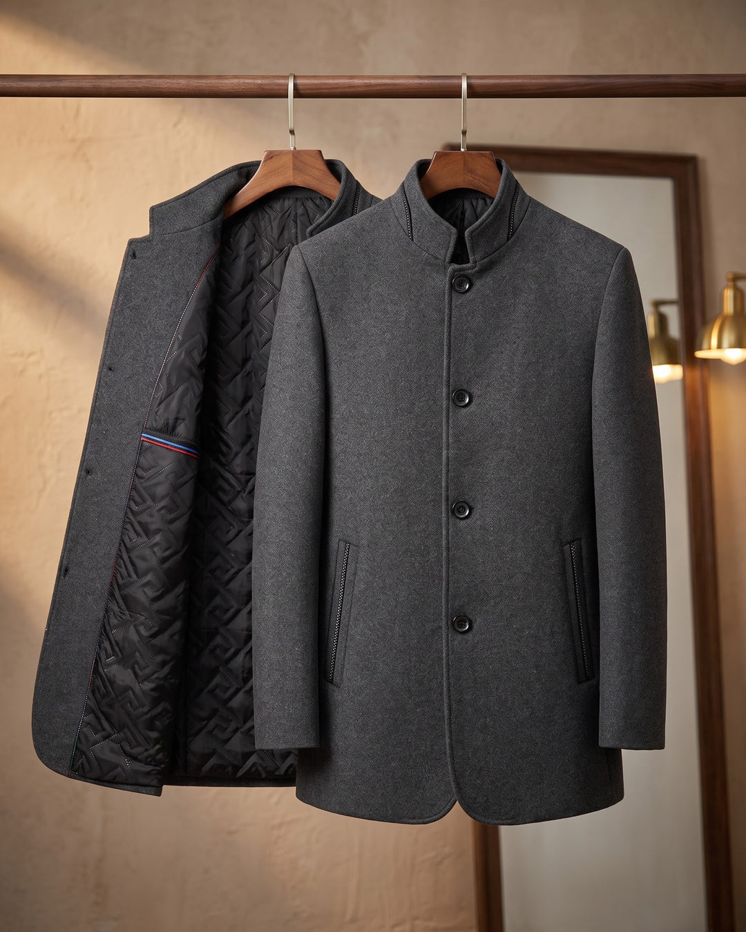 Ettore Wool Blend Coat