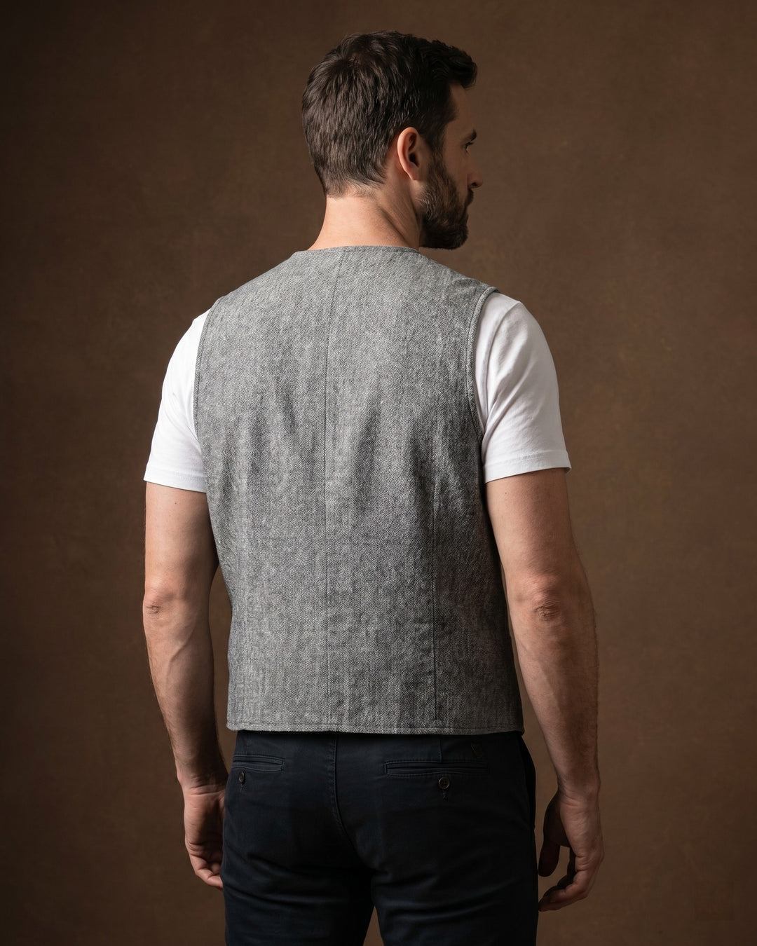 Tomas Linen Blend Vest