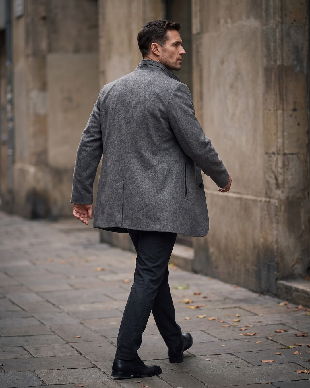 Ettore Wool Blend Coat