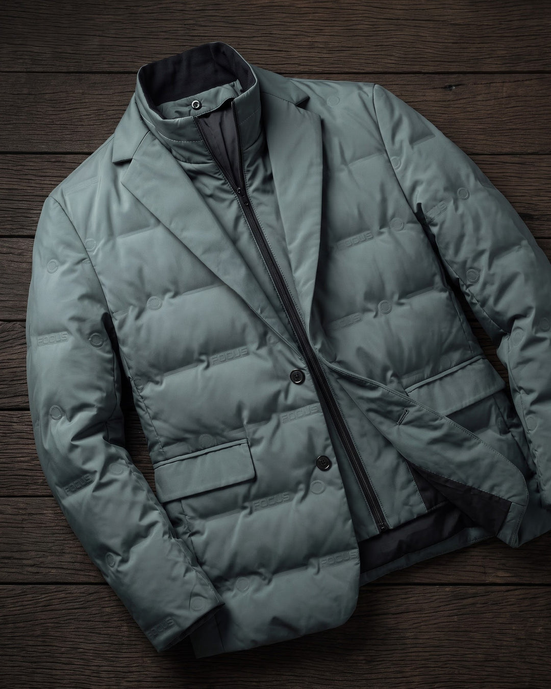 Ivo Down Quilted Blazer-Jacket