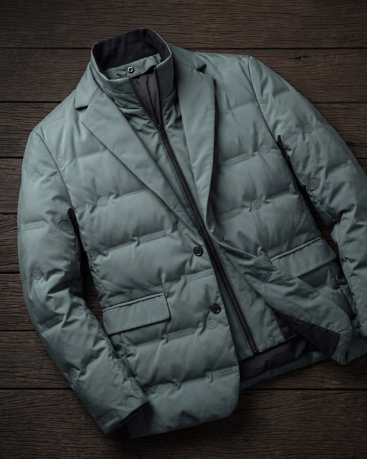 Ivo Down Quilted Blazer-Jacket