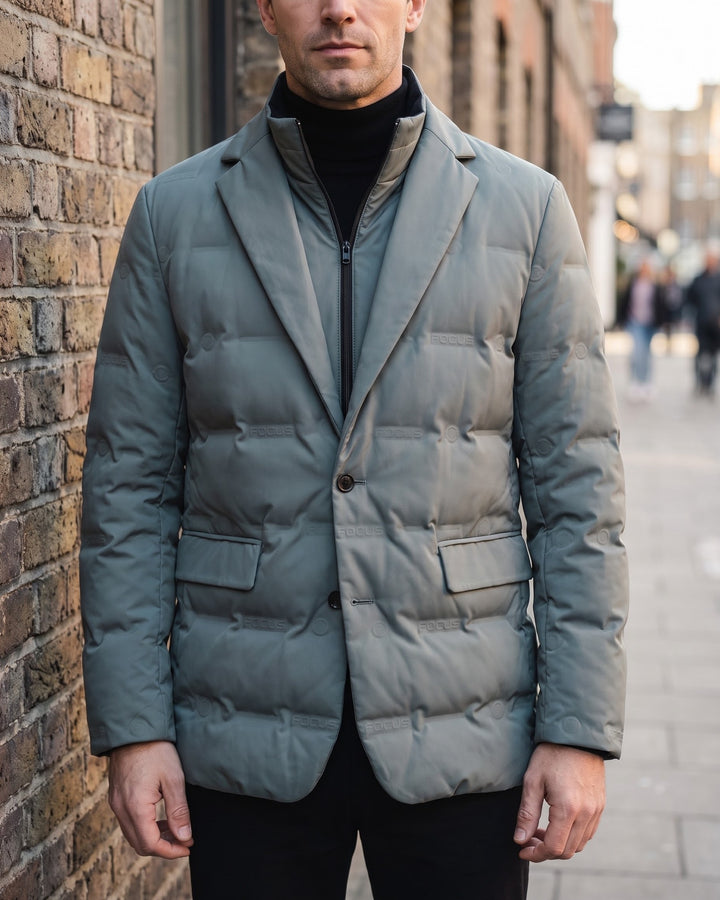 Ivo Down Quilted Blazer-Jacket