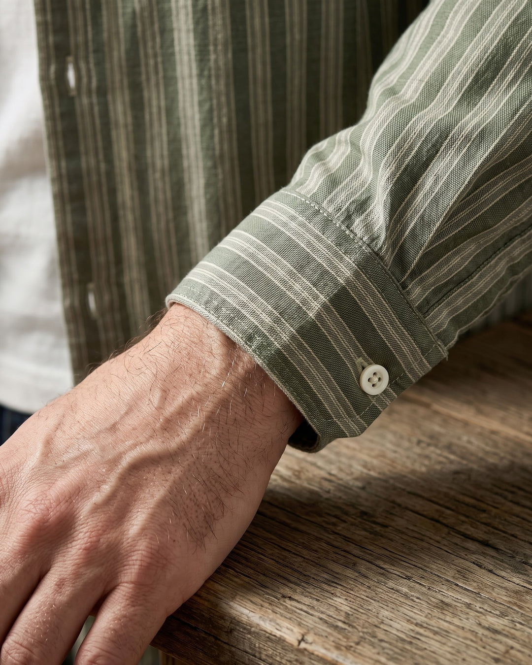 Andrea Cotton Striped Shirt