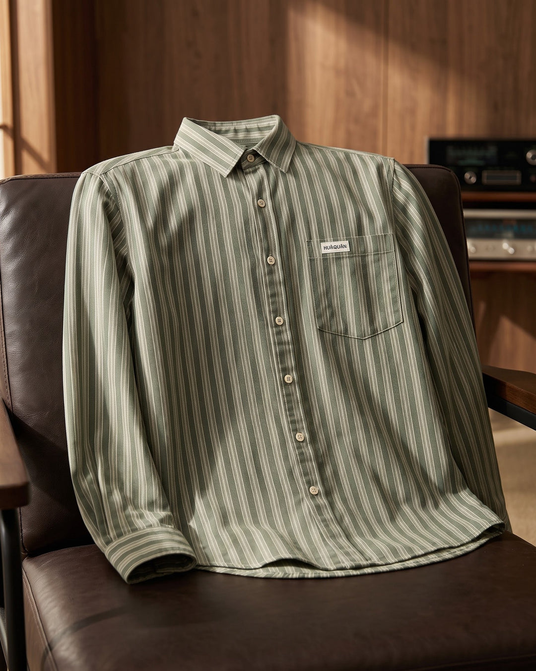 Andrea Cotton Striped Shirt