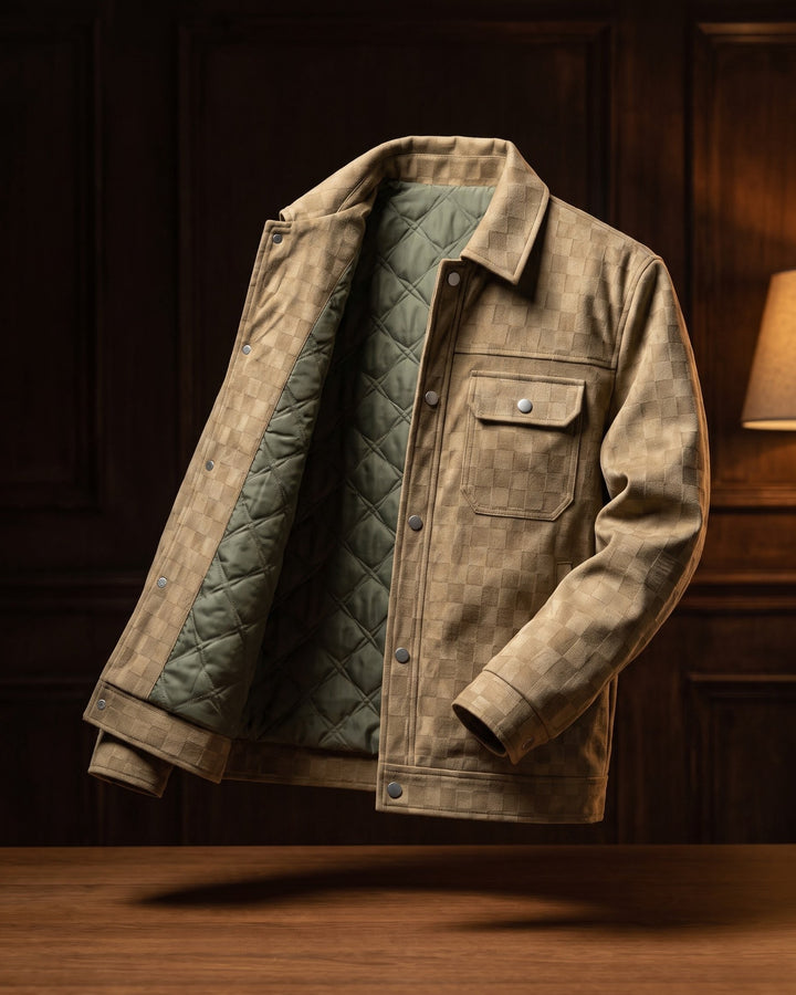 Manuel Quilted-Lined Trucker Jacket