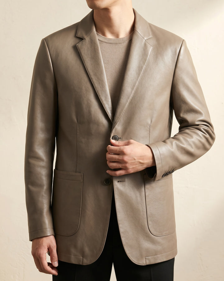 Bruno Leather Blazer