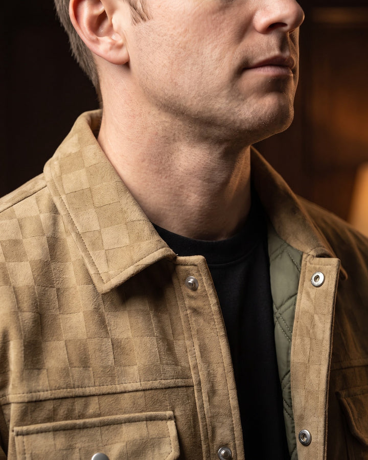 Manuel Quilted-Lined Trucker Jacket