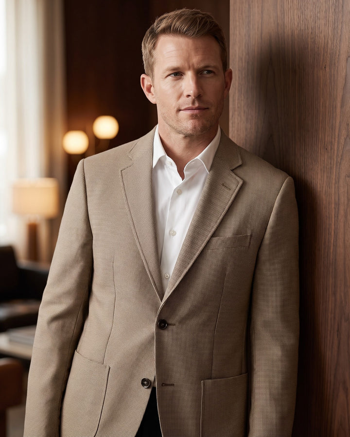 Silvano Micro-Check Blazer
