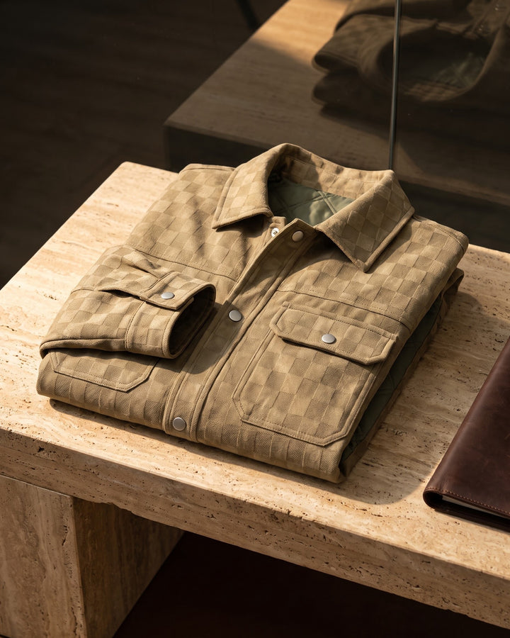 Manuel Quilted-Lined Trucker Jacket