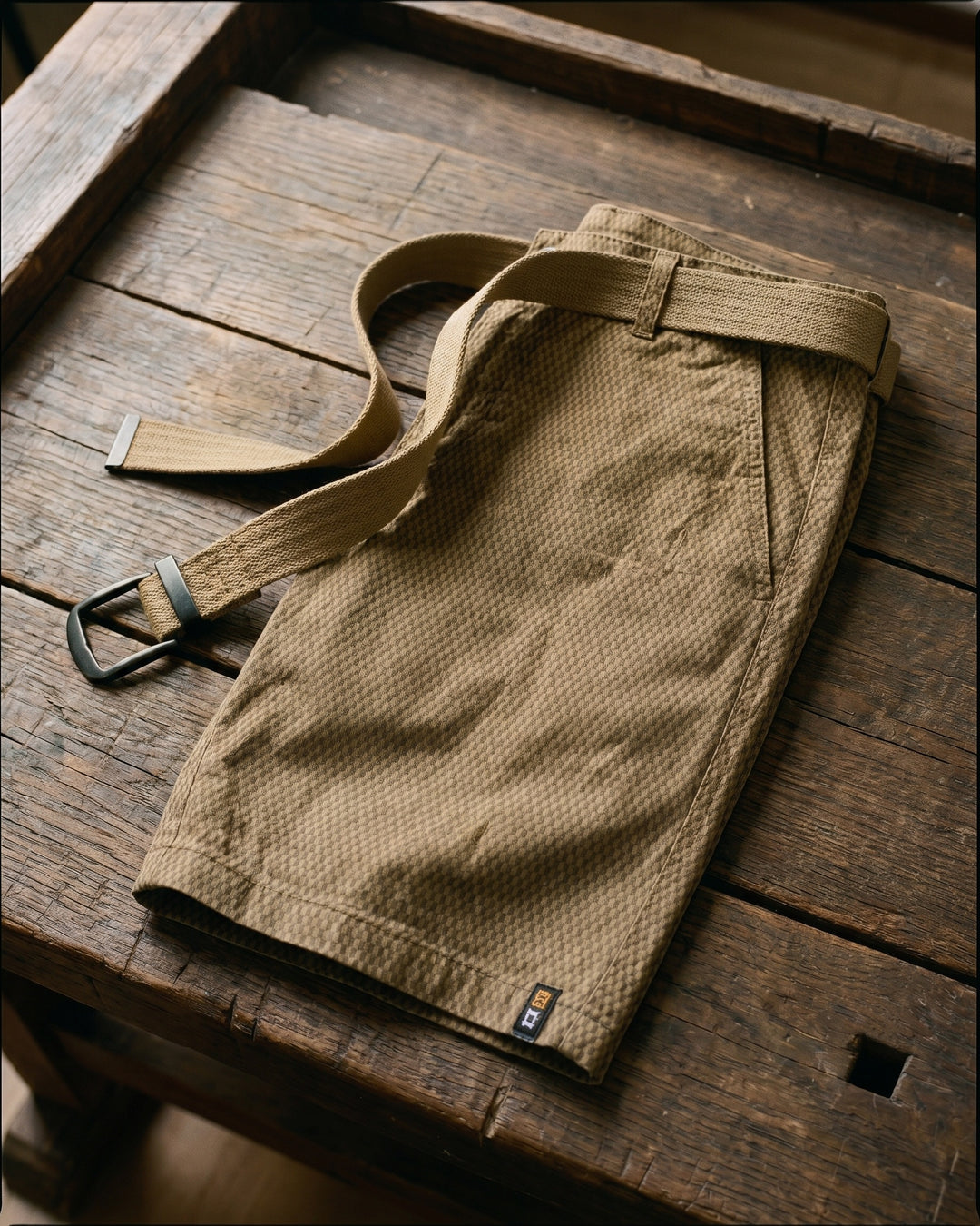 Ruben Cotton Check Shorts