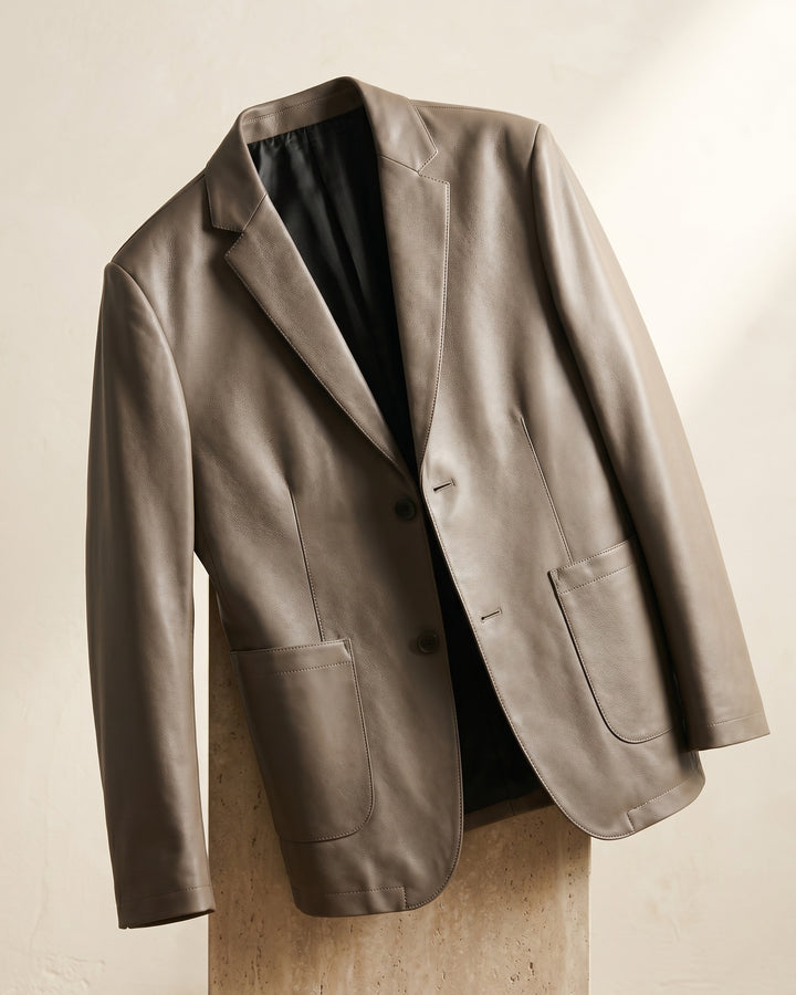 Bruno Leather Blazer