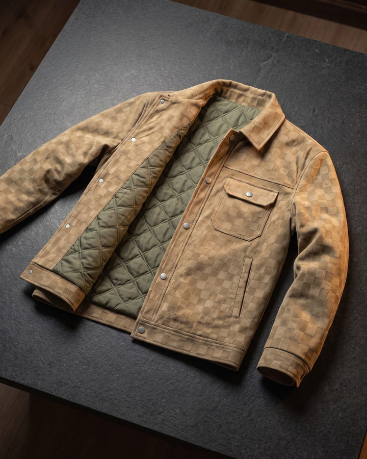 Manuel Quilted-Lined Trucker Jacket