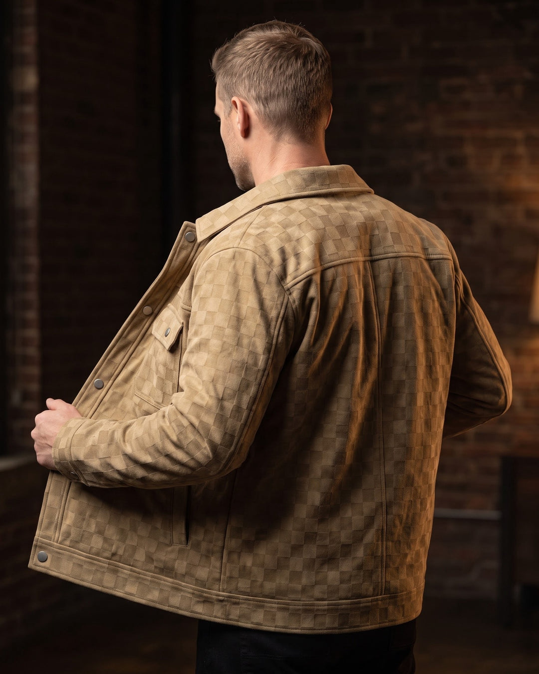 Manuel Quilted-Lined Trucker Jacket