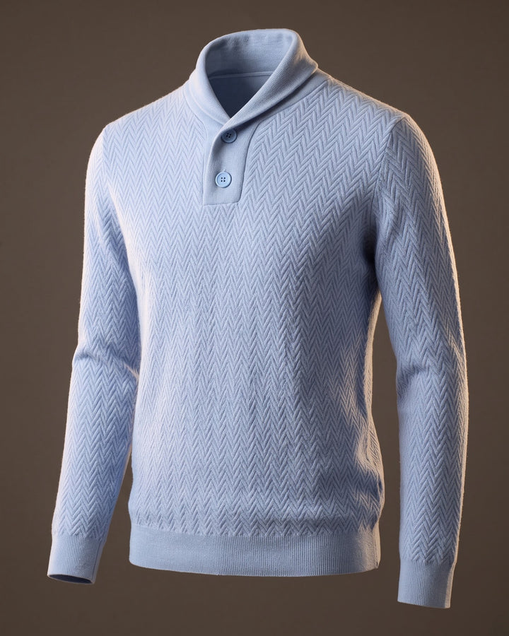 Octavio Cashmere Shawl-Collar Sweater