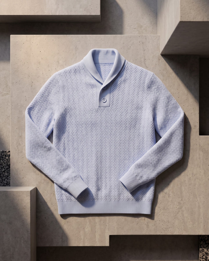 Octavio Cashmere Shawl-Collar Sweater