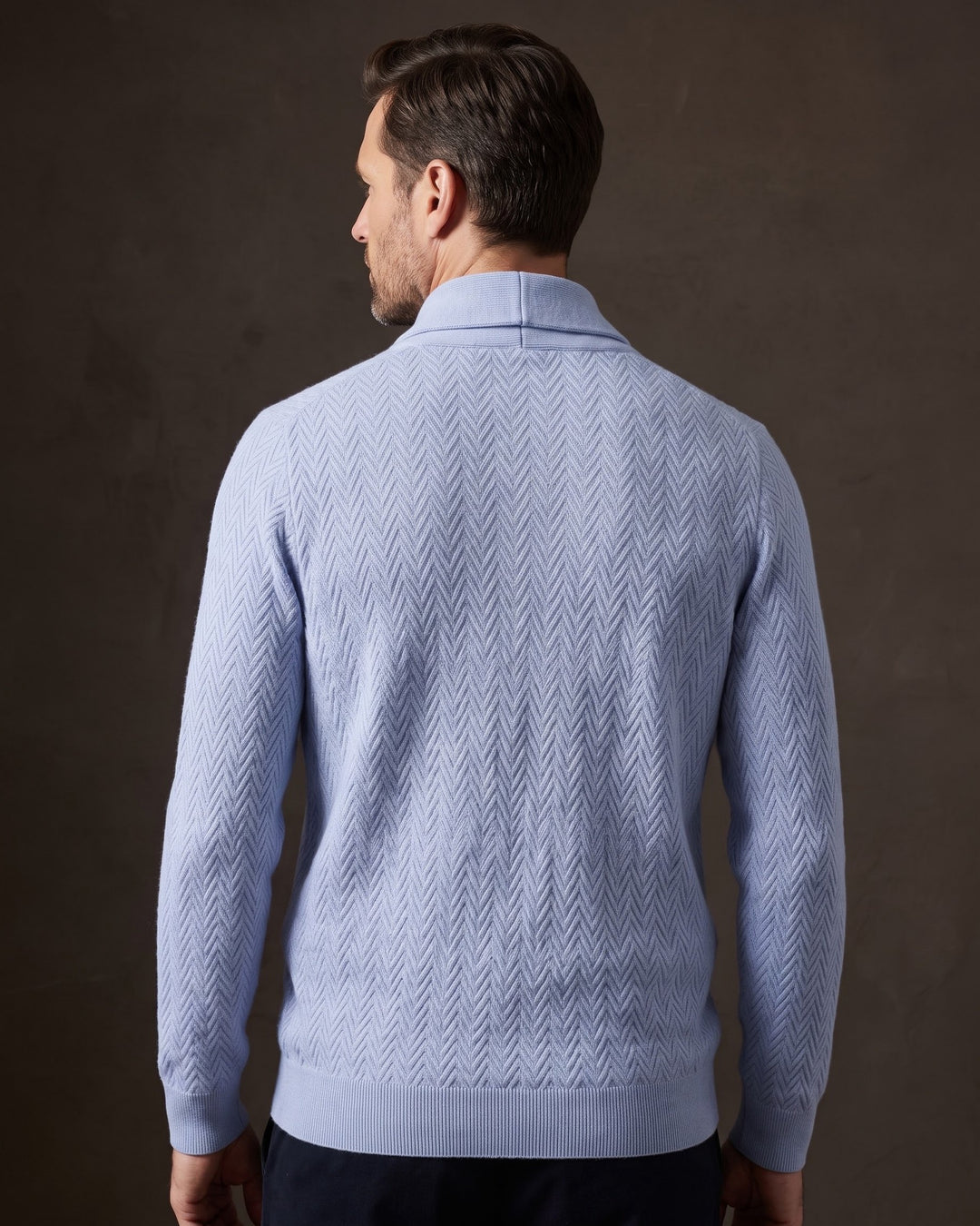 Octavio Cashmere Shawl-Collar Sweater