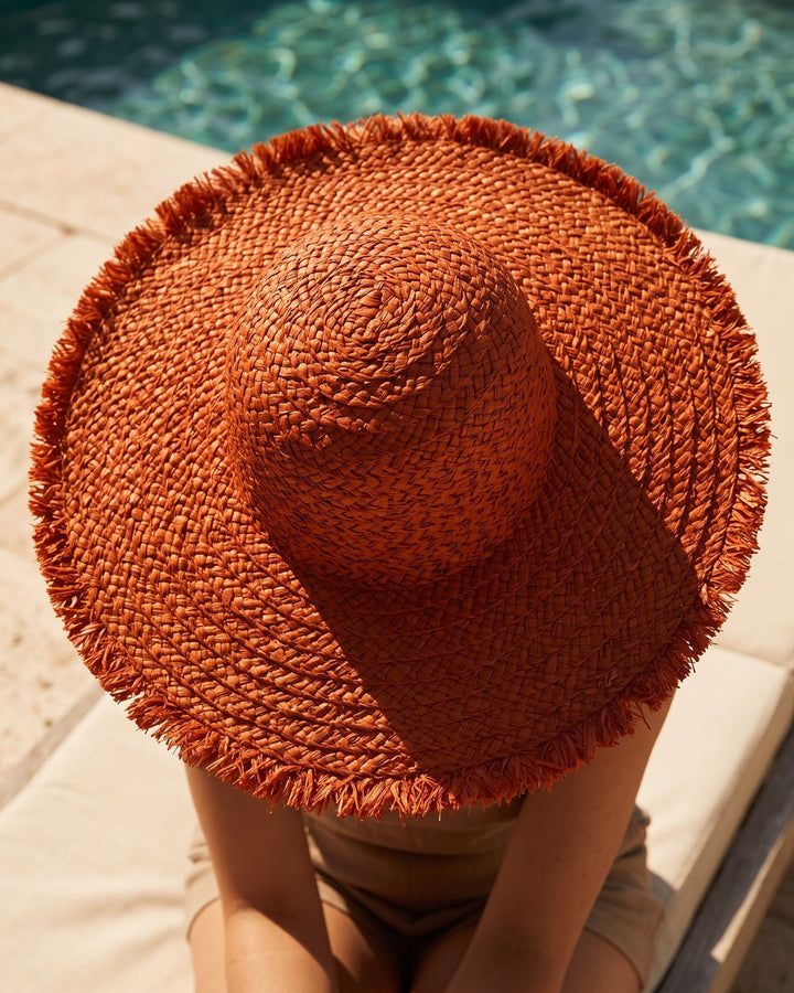 Cecilia Wide-Brim Straw Hat