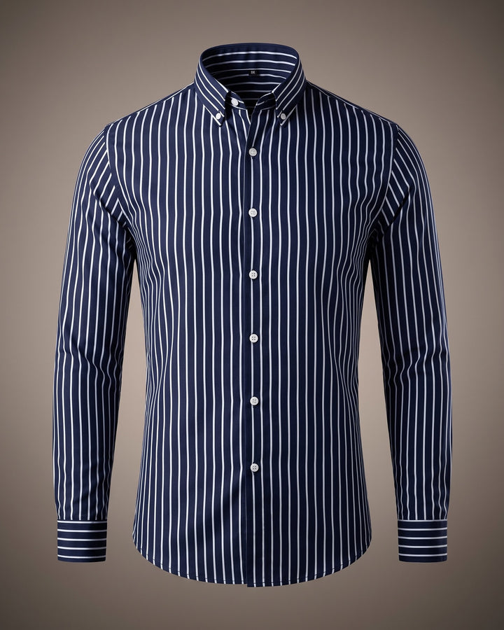 Lucio Striped Button-Down Shirt