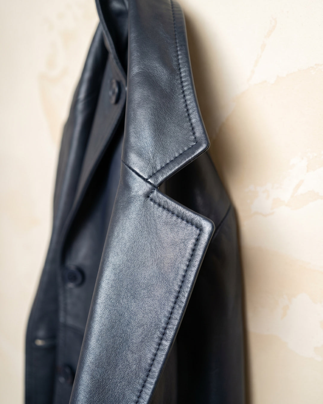 Sandro Faux Leather Blazer